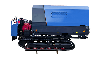 Tracked small mobile screw air compressor